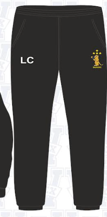 black joggers